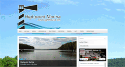 Desktop Screenshot of highpointmarina.com